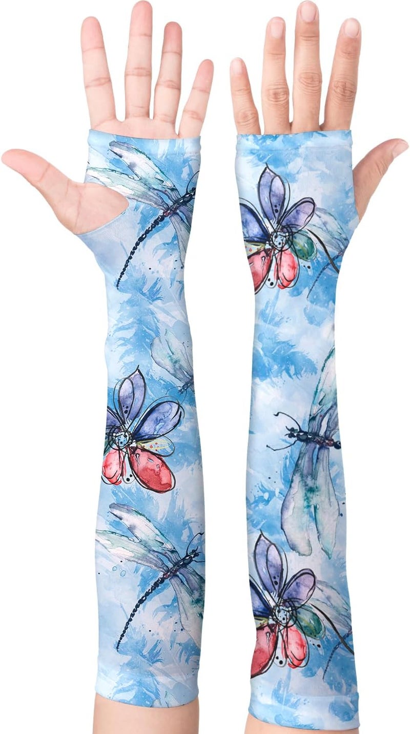 YPHCDO Store Gardening Sleeves Farm Sun Protection Arm Cooling Sleeves Thorn Proof Garden for Women Men with Thumb Hole - Image 1